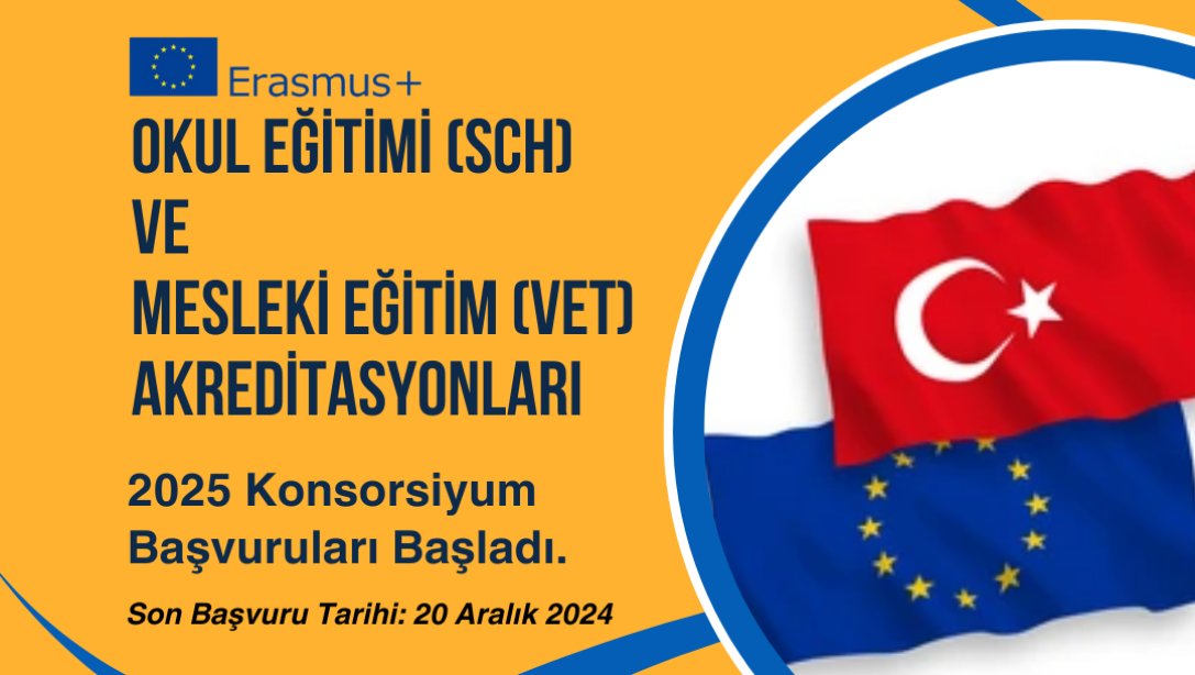 Erasmus+ 2025 Konsorsiyum Başvuruları Başladı